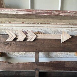Wooden Boho Arrow Wall Decor